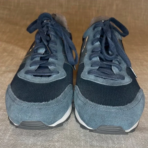 Hugo Boss Parkour Navy Blue Suede Mesh Sneakers Mens 43 50433661 - Picture 4 of 12